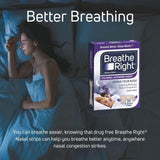 Breathe Right Nasal Strips Lavender Tan 26 Pack