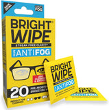 BrightWipe Lens Cleaning Antifog Wipes 20 Pack