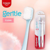 Colgate Gentle Clean Manual Toothbrush Soft Bristles 2 Pack