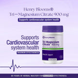 Henry Blooms Tri-Magnesium Citrate 900mg 150c