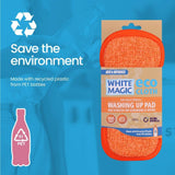 White Magic - Eco Basics Washing Up Pad Tangerine 1pk Pack of 7