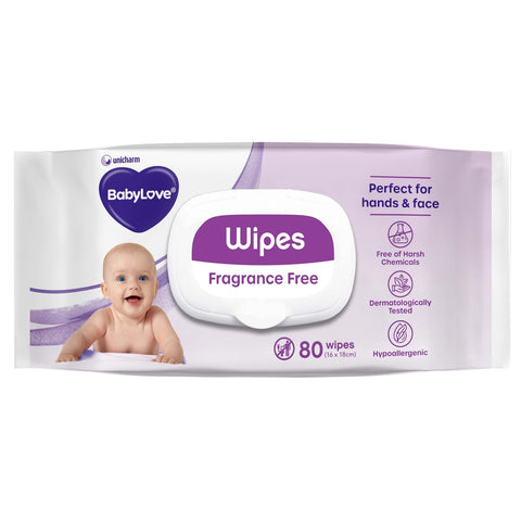 Babylove Everyday Wipes 80 Pack