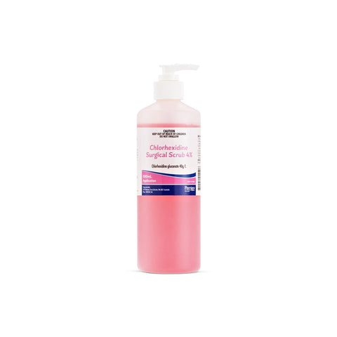 CHLORHEXIDINE SURGICAL SCRUB 4% 500ML