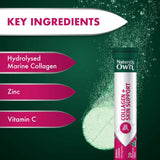 Nature's Own Magnesium + Skin Support Effervescent with Collagen, Biotin, Zinc & Vitamin C 20 Tablets