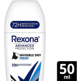 Rexona Roll On Deodorant Invisible Dry Fresh 50ml