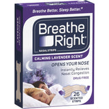 Breathe Right Nasal Strips Lavender Tan 26 Pack