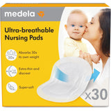 MEDELA BREATHABLE NURSING PADS 30PK