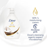 Dove Restoring Coconut & Almond Oil Body Wash 1 Litre