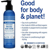 Dr. Bronner's Organic Hair Creme Peppermint 177ml