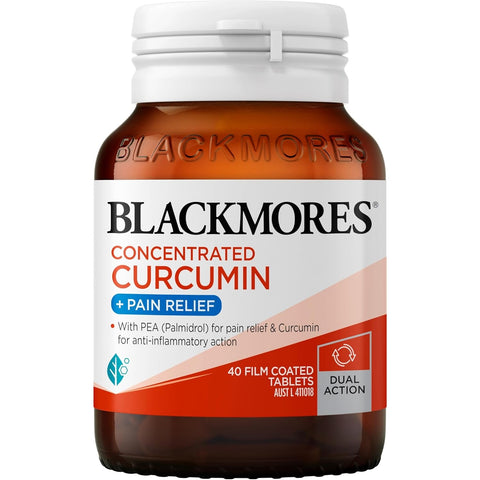 Blackmores Concentrated Curcumin + Pain Relief 40 Tablets