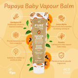 P'URE Papayacare Baby Vapour Balm (Eucalyptus & Lemon Myrtle with Paw Paw) 25g