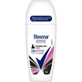 Rexona Roll On Deodorant Invisible Dry Pure 50ml