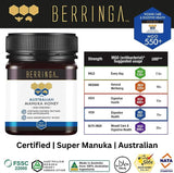 Berringa Australian Manuka Honey High Strength (MGO 550+) 250g