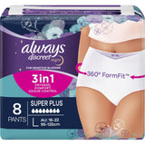 Always Discreet Super Night Large 8pk