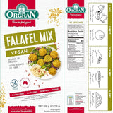 Orgran Gluten Free Falafel Mix 200g Pack of 8