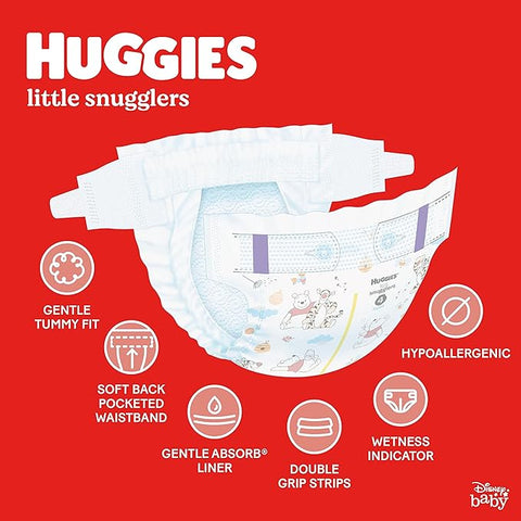 Huggies little snugglers preemie hot sale nappies