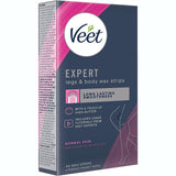 Veet Expert Hair Removal Strips Cold Wax Strips Legs & Body 40 pack