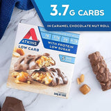 Atkins Caramel Chocolate Nut Roll 5 Pack