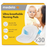 MEDELA BREATHABLE NURSING PADS 30PK