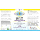 Free Spirit MegaOmega Algae Oil Omega-3 50ml