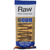 Amazonia Raw Protein Bar Salted Caramel Choc Crisp 40g Pack of 10