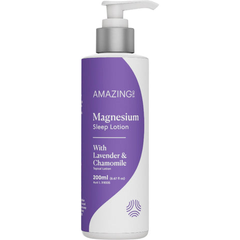 Amazing Oils Magnesium Sleep Lotion With Lavender & Chamomile 200ml