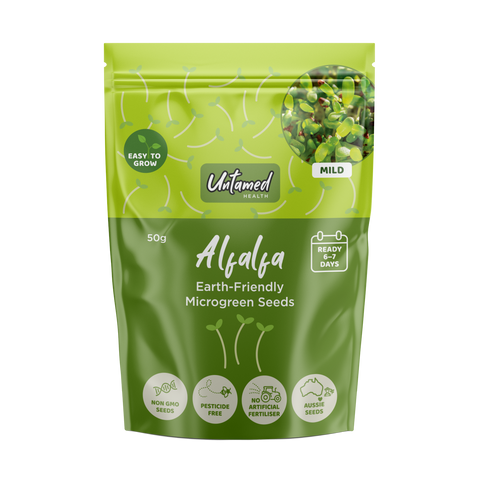 Untamed Health Alfalfa Microgreens Seeds 50g