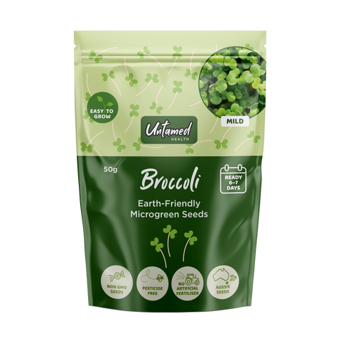 Untamed Health Broccoli Microgreens Seeds 50g