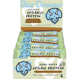 Blue Dinosaur Hand-baked Vegan Protein Bar Peanut Butter & Mylk Chocolate 45g 12 Pack