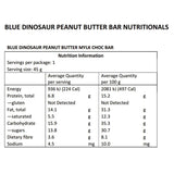 Blue Dinosaur Hand-baked Vegan Protein Bar Peanut Butter & Mylk Chocolate 45g 12 Pack