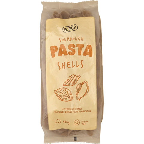 Berkelo Sourdough Pasta Wholewheat Shells 400g