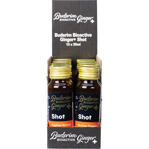 BUDERIM GINGER BioActive+ Immunity Shot 10x50ml