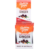 Buderim Ginger Dark Chocolate Ginger Zesty and Rich 12x40g