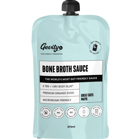 Gevity Rx Bone Broth Mayo Great Guts 375ml Pouch