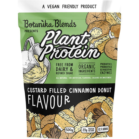 Botanika Blends Plant Protein Custard Filled Cinnamon Donut 500g