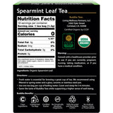 BUDDHA TEAS Organic Herbal Tea Bags Spearmint Leaf Tea 18pk