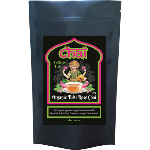 Chai Tea Organic Tulsi Rose Chai 70g