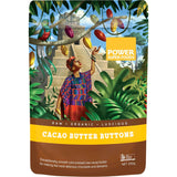 Power Super Foods Cacao Butter Buttons Raw Certified Organic 250g