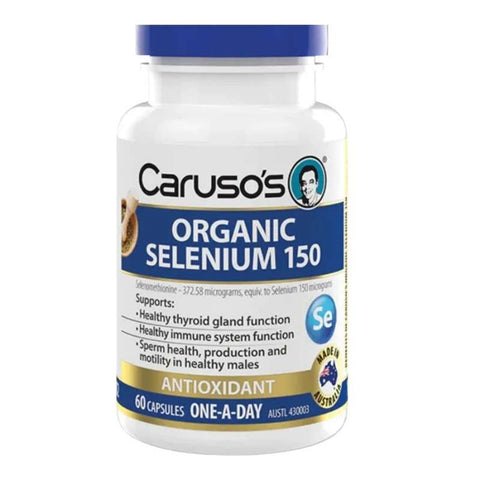 Caruso’s Organic Selenium 150 60 Capsules