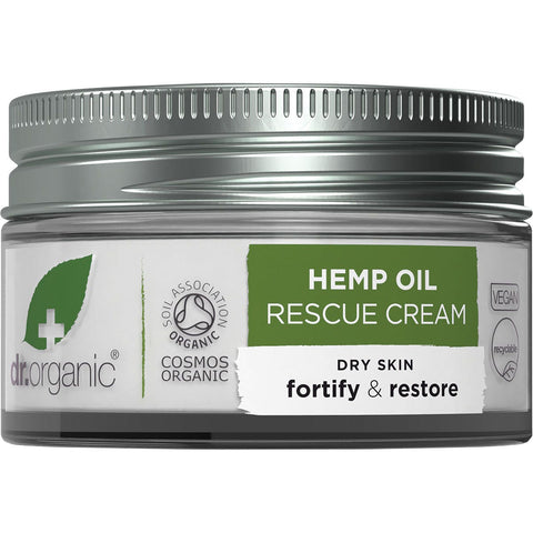 DR ORGANIC Rescue Cream Organic Hemp Oil 50ml