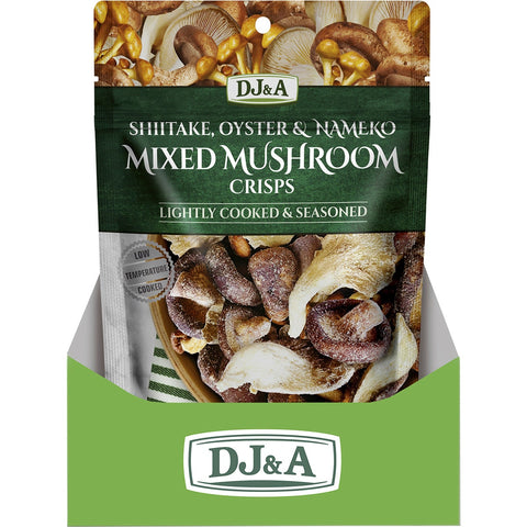 DJ&A Mixed Mushroom Crisps 12x30g