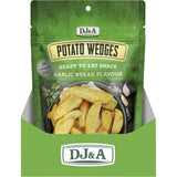 DJ&A Potato Wedges Garlic Bread Flavour 9x100g