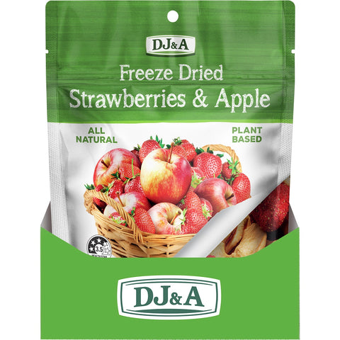 DJ&A Freeze Dried Strawberries & Apple 10x25g