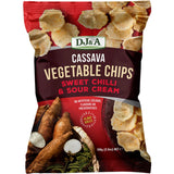 DJ&A Cassava Vegetable Chips Sweet Chilli & Sour Cream 5x100g