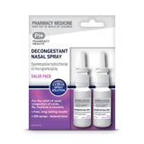 Pharmacy Health Decongestant Nasal Spray Value Pack 2x20ML