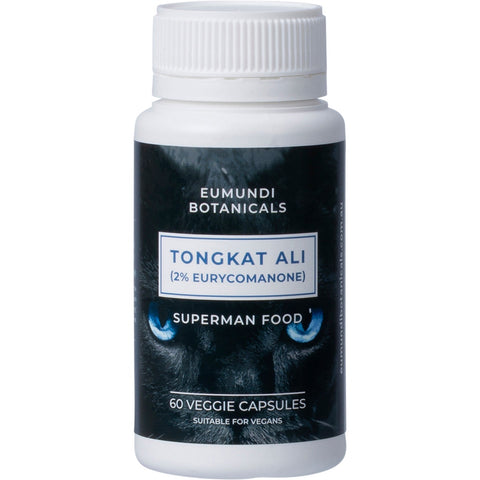 EUMUNDI BOTANICALS Tongkat Ali 2% Eurycomanone 60 Caps