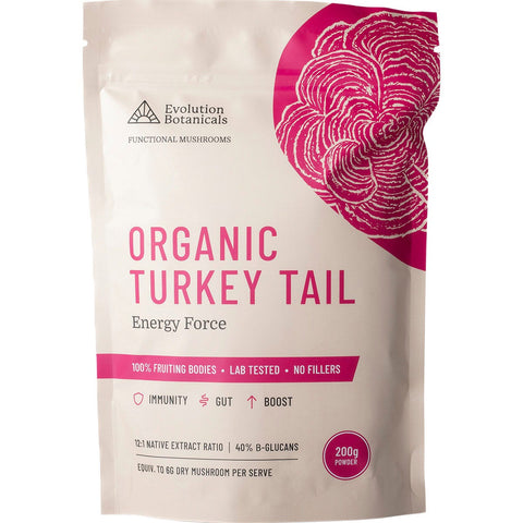 EVOLUTION BOTANICALS Organic Turkey Tail Energy Force 200g