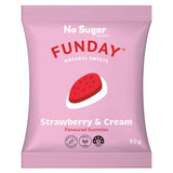 Funday Strawberry & Cream Flavoured Gummies 50g