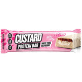 Muscle Nation Custard Protein Bar White Choc Raspberry 60g Pack of 12