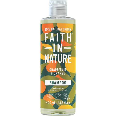 FAITH IN NATURE Shampoo Invigorating Grapefruit & Orange 400ml